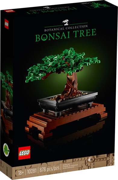 Lego Bonsai 10281 collection 2021 plante arbre