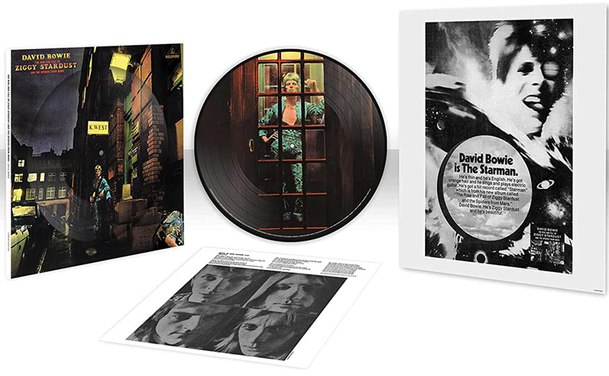 ziggy stardust david bowie edition 50th vinyl picture disc