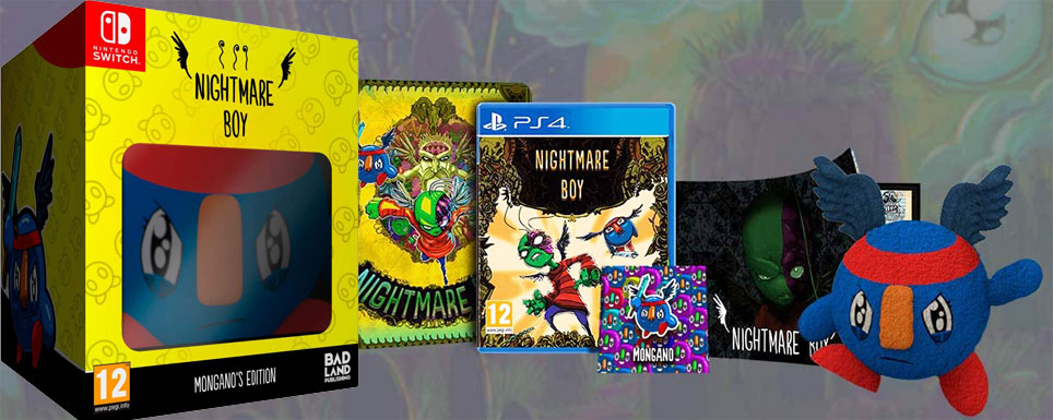 Nightmare Boy Edition collector Nintendo PS4 peluche
