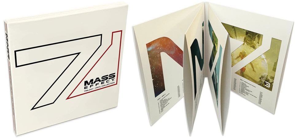 mass effect trilogy vinyle LP edition 4LP