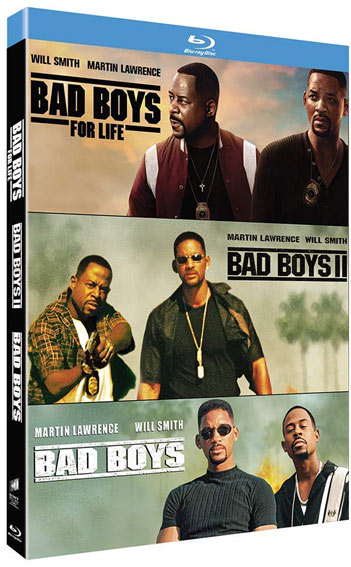 Coffret integrale bad boys trilogie blu ray DVD