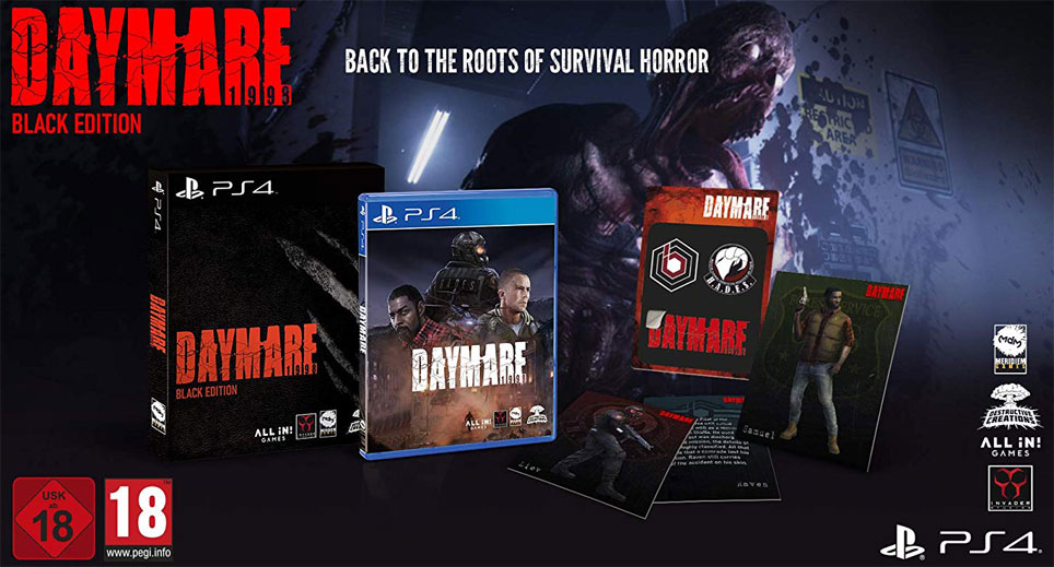 Daymare 1998 black edition PS4 collector
