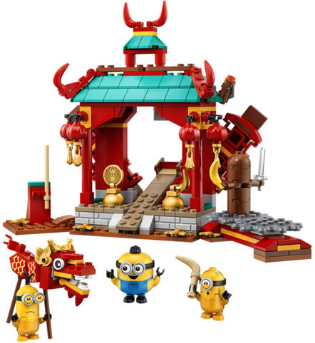 Le combat de Kung fu des minions collection Lego 2020