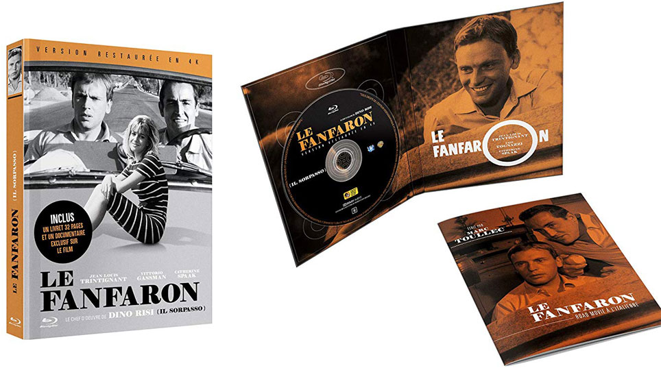 Le fanfaron blu ray edition collector DVD 4K
