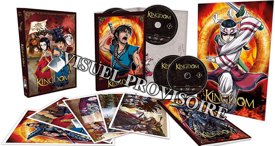 kingdom coffret collector integrale serie anime Blu ray DVD