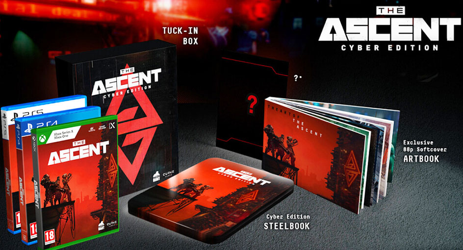 the ascent ps4 ps5 xbox coffret collector cyber edition