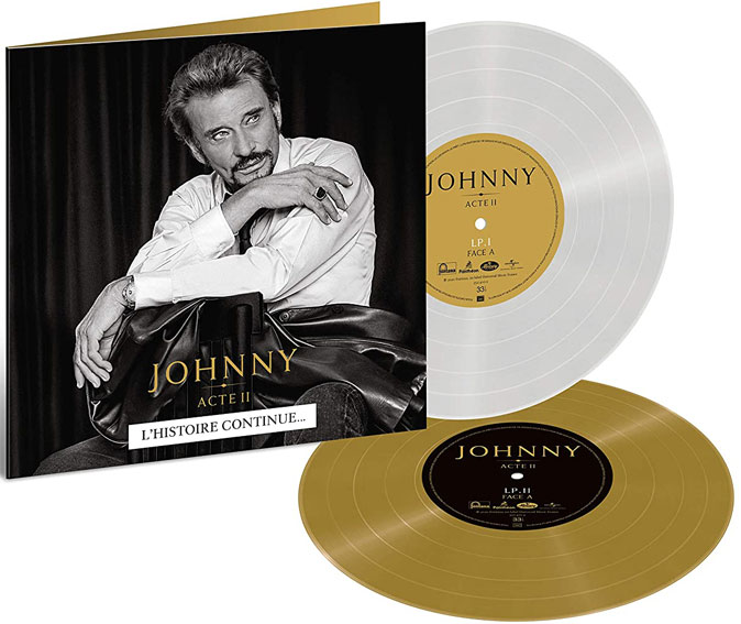 Johnny Hallyday Acte 2 Double Vinyle LP edition limitee 2020