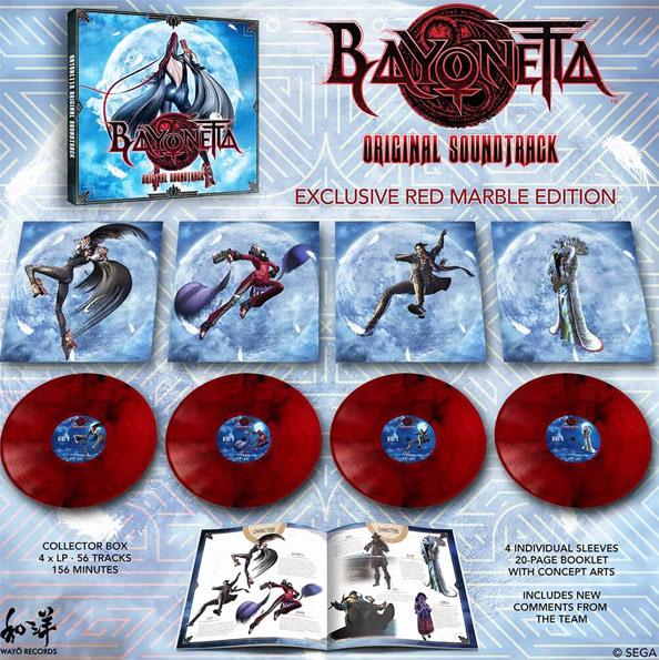 Bayonetta ost soundtrack bande originale 4LP Vinyl edition