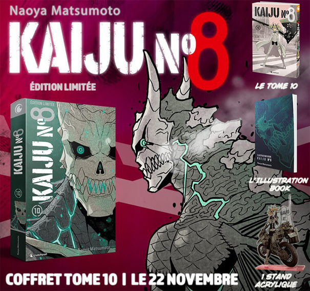Kaiju n8 tome 10 coffret collector t10 edition fr vf