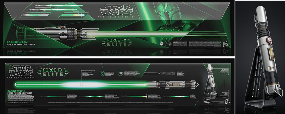 Sabre laser star wars Black Series sabine Wren edition collector force fx 2024