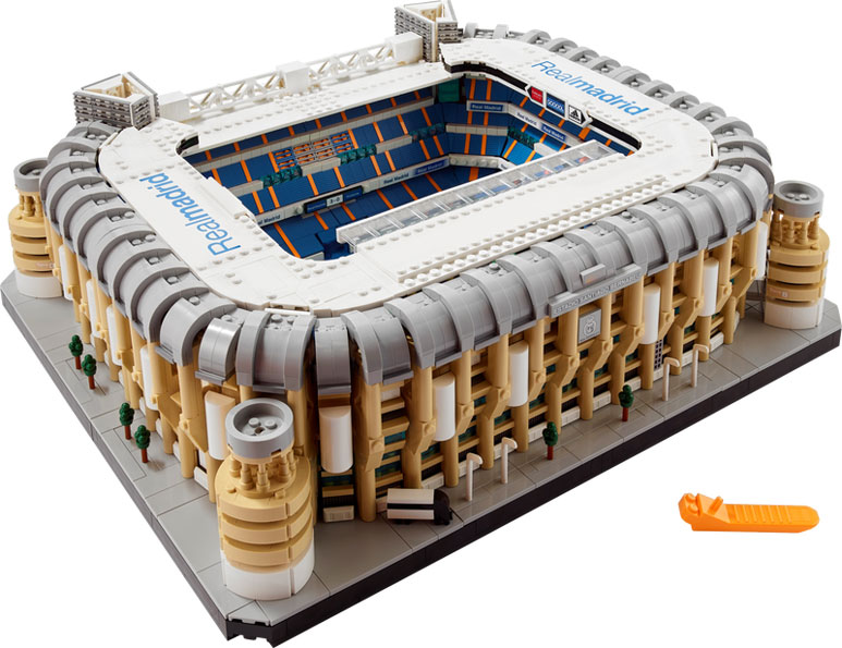 Lego creator stade foot 2022 real madrid Santiago Bernabeu 10299