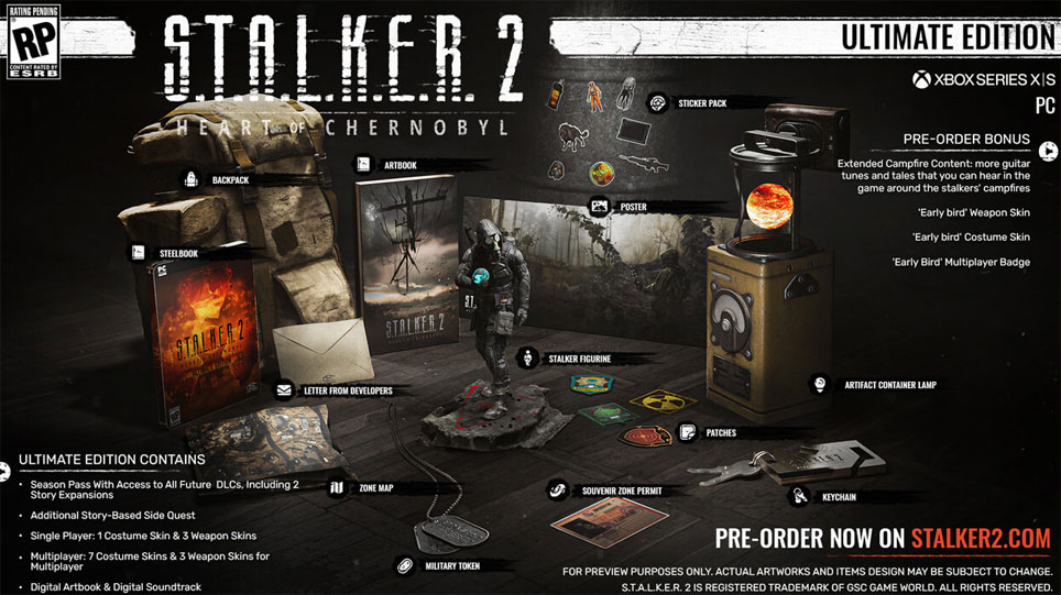 STALKER 2 Heart of Chernobyl edition collector ultimate 2022