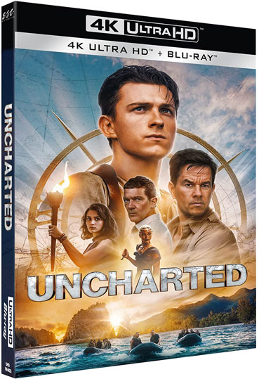 Uncharted Blu ray 4K Ultra HD steelbook collector