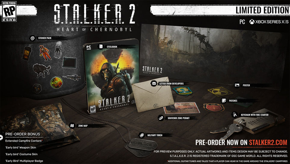 stalker 2 Heart of Chernobyl edition limitee PC XBO PS4