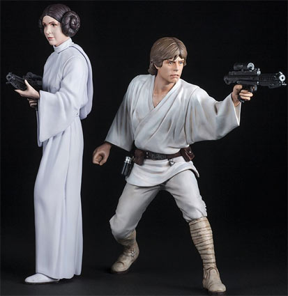 Luke-Skywalker-princess-leia-Figurine-Kotobukiya