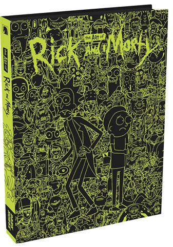 Artbook-fluorescent-Rick-Morty-glow-dark