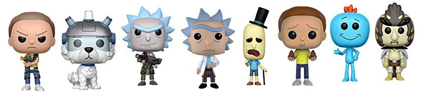 Funko-pop-Rick-Morty-figurine-collection