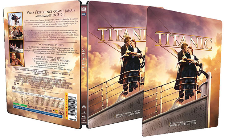 Titanic-boitier-Steelbook-edition-collector-Bluray-DVD-Bluray-3D