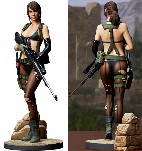 Figurine-sexy-Metal-Gear-Solid-Gecco-collection-edition-limitee-peint-main
