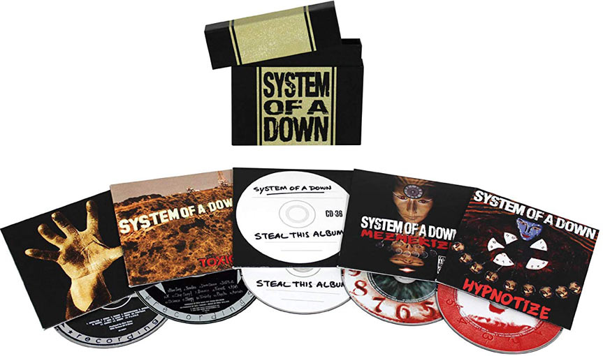 Systeme-of-a-down-coffret-collector-5CD