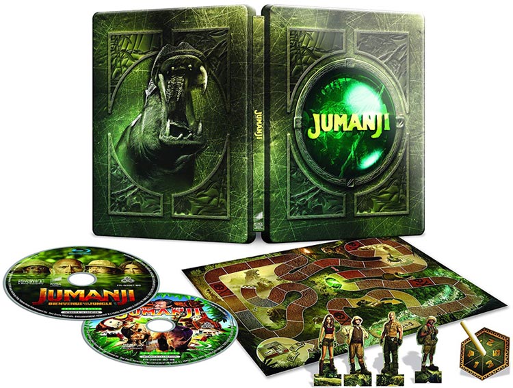 jumanji-steelbook-2-films-Blu-ray-jeu-de-plateau