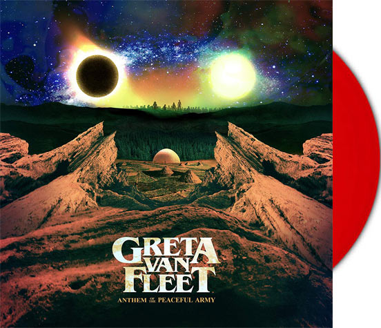 Greta-Van-Fleet-Vinyle-LP-red-edition-limitee-fnac-CD-Anthem-peaceful-army-2018
