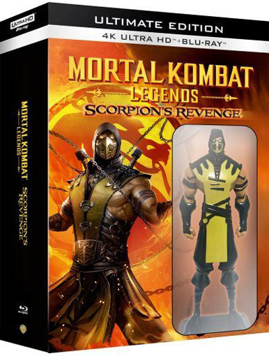 Moral kombat legends scorpion revenge Steelbook edition collector Blu ray