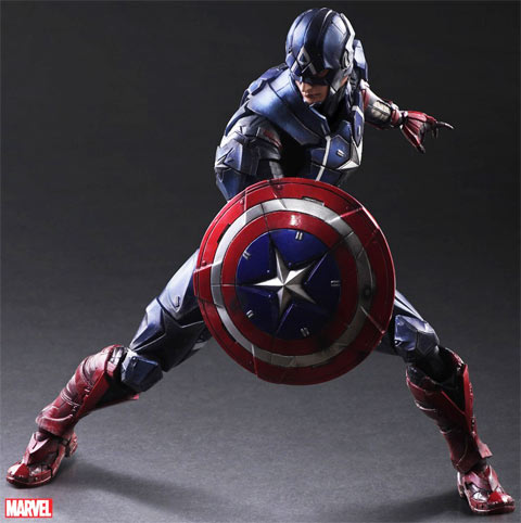 Captain-America-figurine-Play-arts-Kai-collector