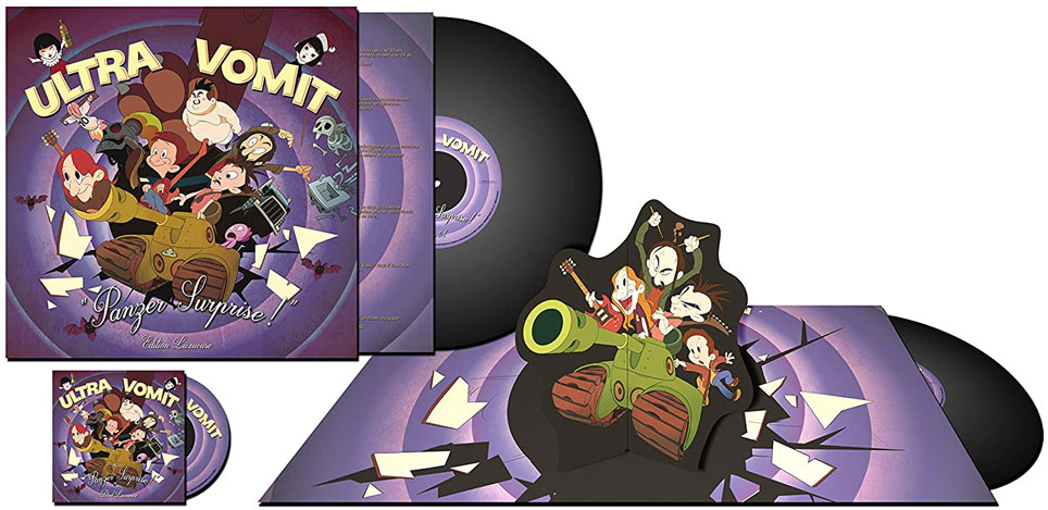 Ultra Vomit panzer Surprise edition limite Vinyle DVD 2020