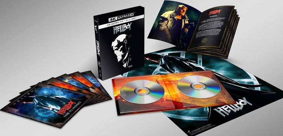 Hellboy coffret blu ray 4K Ultra HD edition collector limitee guillermo del toro