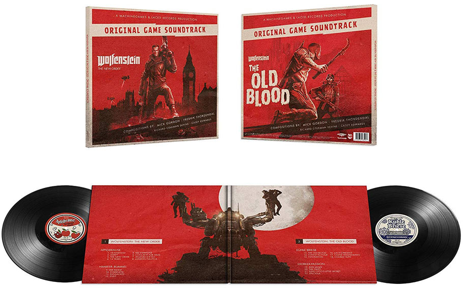 Wolfenstein double vinyle new order old blood edition ost soundtrack
