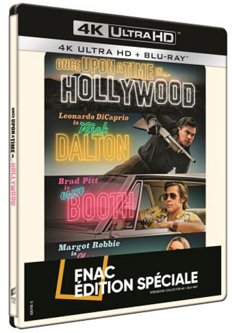 once upon a time hollywood steelbook special fnac Blu ray 4K UHD