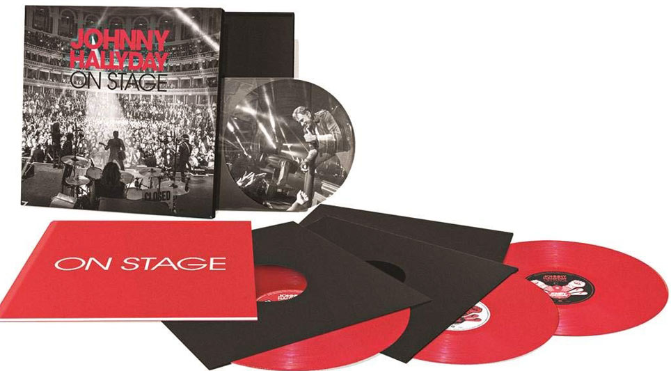 johnny hallyday on stage coffret collector edition limitee vinyle lp