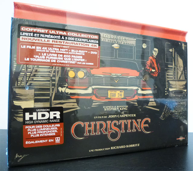 Christine edition collector limitee Blu ray 4K Ultra HD dvd carlotta