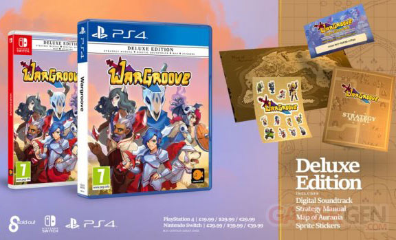 warGroove edition deluxe PS4 Nintendo Switch