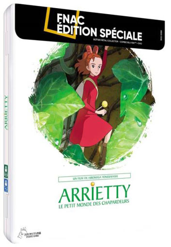 arriety steelbook collector Blu ray DVD studio ghibli dessin anime