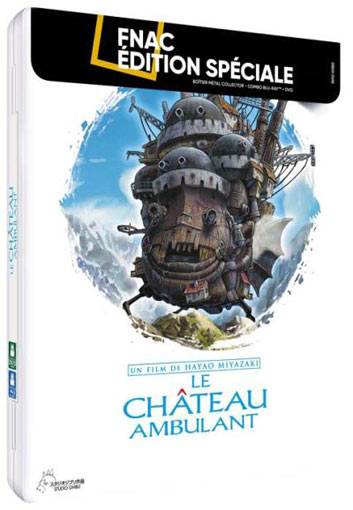 le chateau ambulant steelbook collector Blu ray DVD edition limitee ghibli
