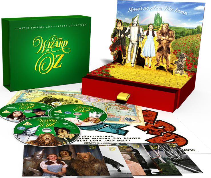 magicien oz coffret collector Blu ray 4K DVD pop up 2019