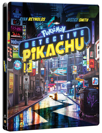 detective pikachu pokemon steelbook film Blu ray Blu ray 4K UHD