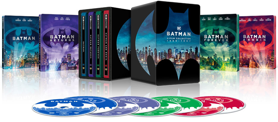batman coffret Blu ray 4K steelbook collector box 2019