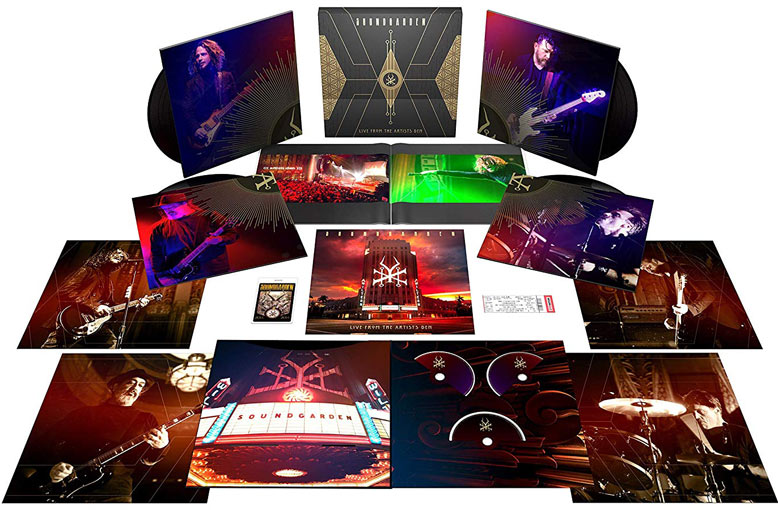 SoundGarden Coffret collector Live from artist den Vinyle CD Blu ray Deluxe