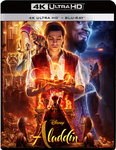 film aladdin 2019 Blu ray 4K Ultra HD will smith DVD