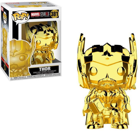 funko-Gold-Chrome-Thor-figurine-marvel-ten-first-years