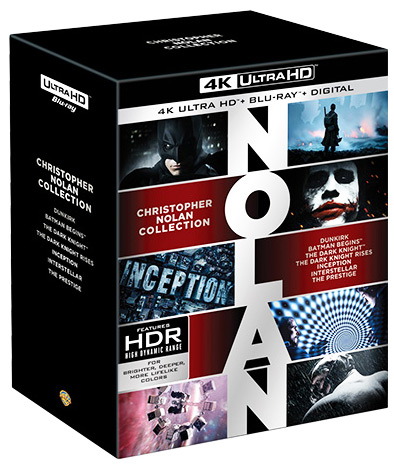 Coffret integrale Nolan Blu ray 4K Ultra HD UHD