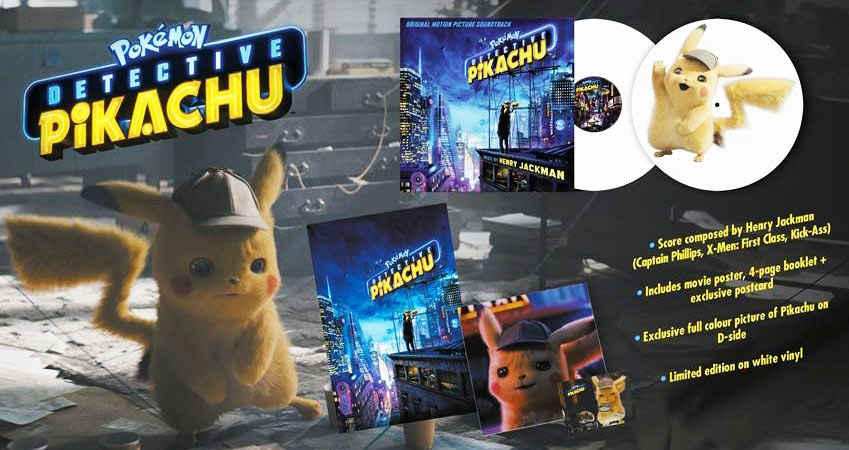 Detective Pikachu Vinyl LP edition limitee colored