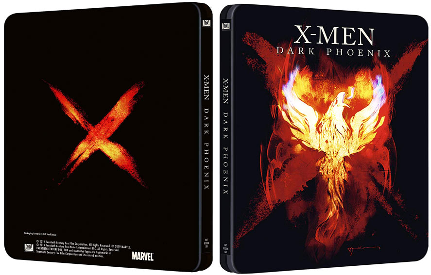 Xmen Dark Phoenix Steelbook Collector Blu ray 4K edition limitee