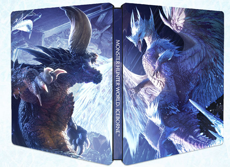 steelbook monster hunter world iceborn Collector PS4