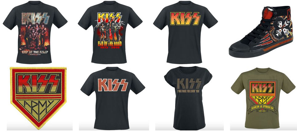 vetement collection Kiss rock
