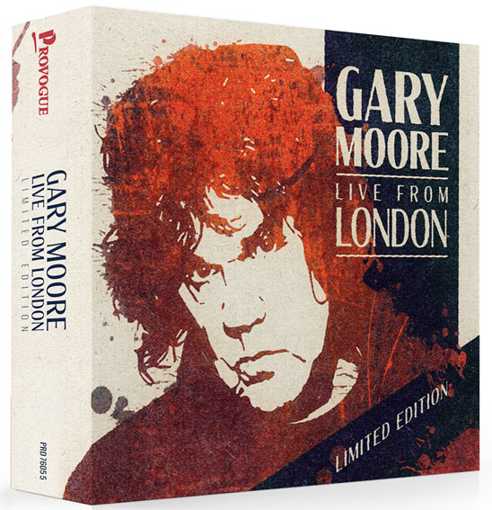 Gary moore limited box coffret collector edition live from london