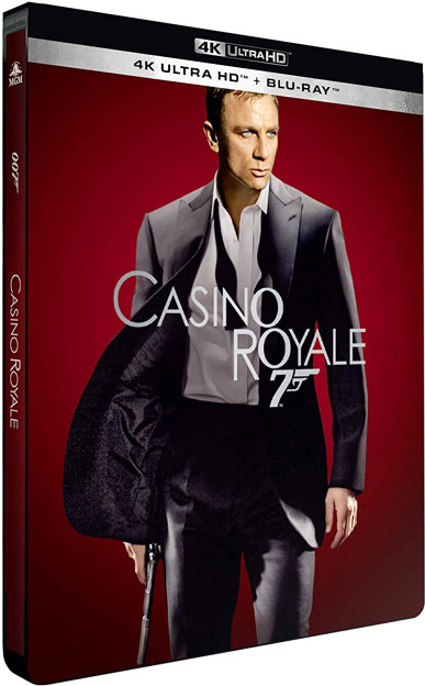 Steelbook 4k Casino Royale james bond blu ray 2020